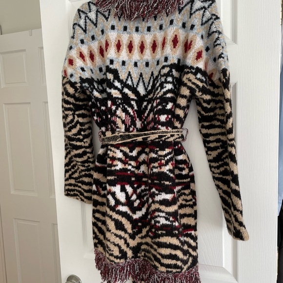 Anthropologie Mixed Print Cardigan - Picture 2 of 4